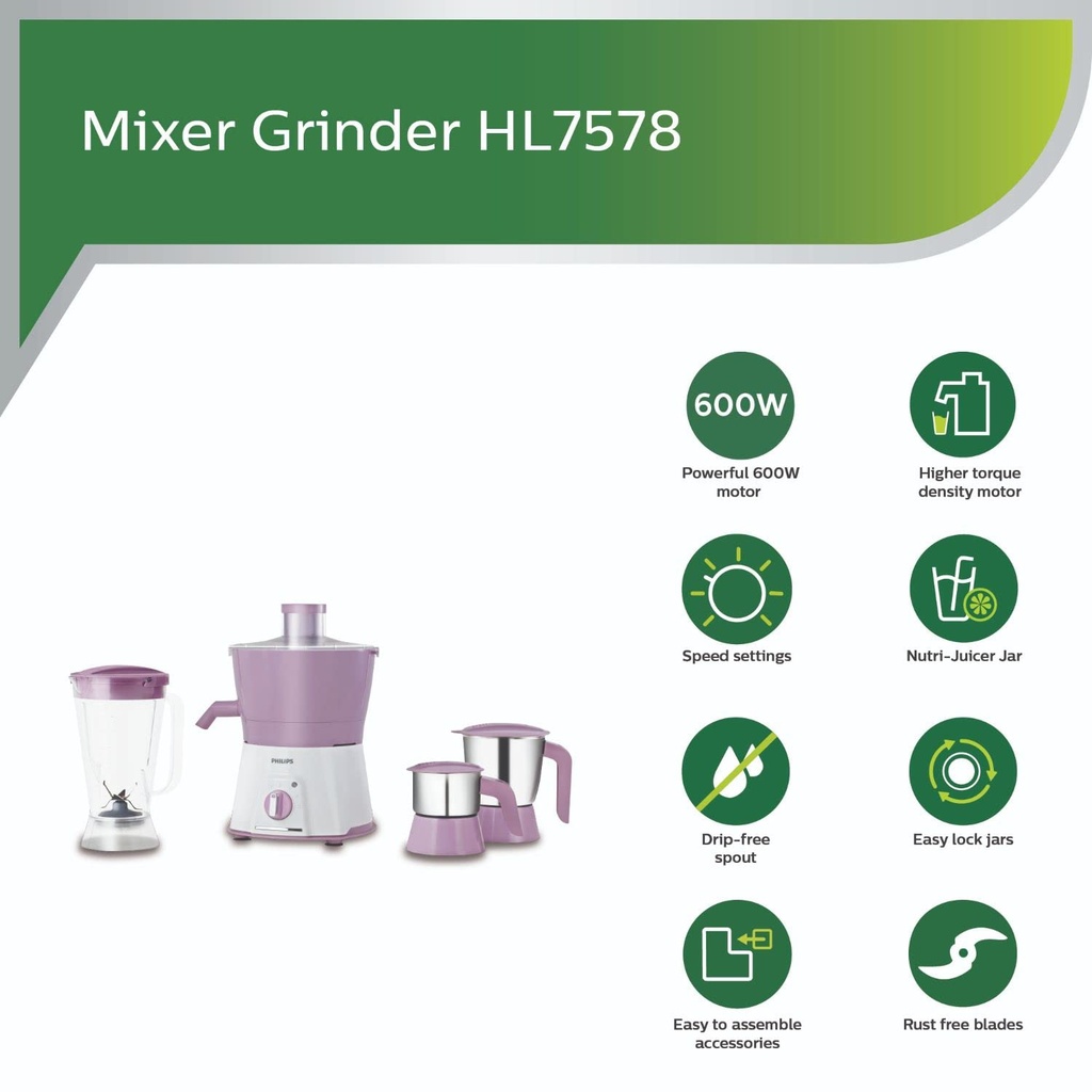 Juicer PHILIPS HL7581/00 - 600 W