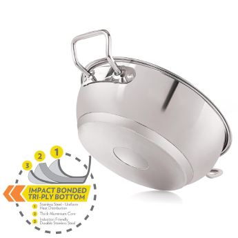 Deep Kadai NIRLON DKD22 - 220 mm