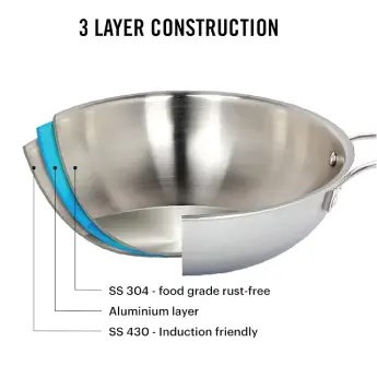 Kadhai CELLO Tri-Ply - 28 cm