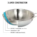 Kadhai CELLO Tri-Ply - 28 cm