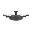 Kadai with Lid MILTON Hard Anodized - 2.1 l