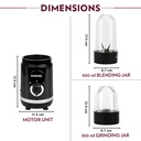 Blender Grinder & Smoothie Maker BOROSIL Nutrifresh NB04 - Black