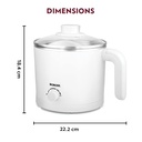 Kettle BOROSIL Cooltouch Multipurpose - 1.2 l