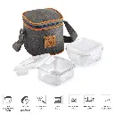 Lunch Box Cello Fit Fresh Royal - Square Set of 2