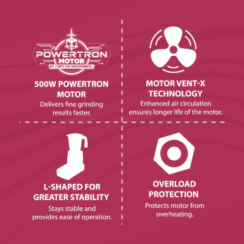 Mixer Grinder CROMPTON DS51 Plus - 500 W