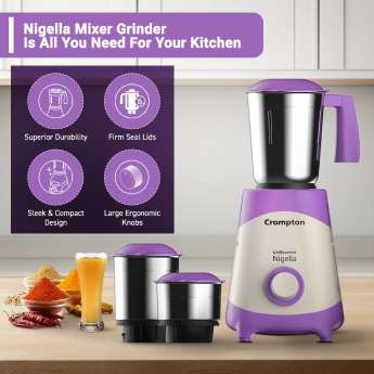 Mixer Grinder CROMPTON Nigella - 500 W