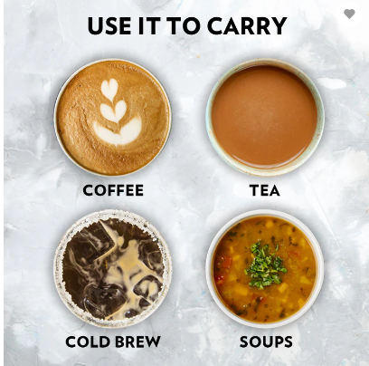 Mug 410 ml BOROSIL - Easy Go Mug