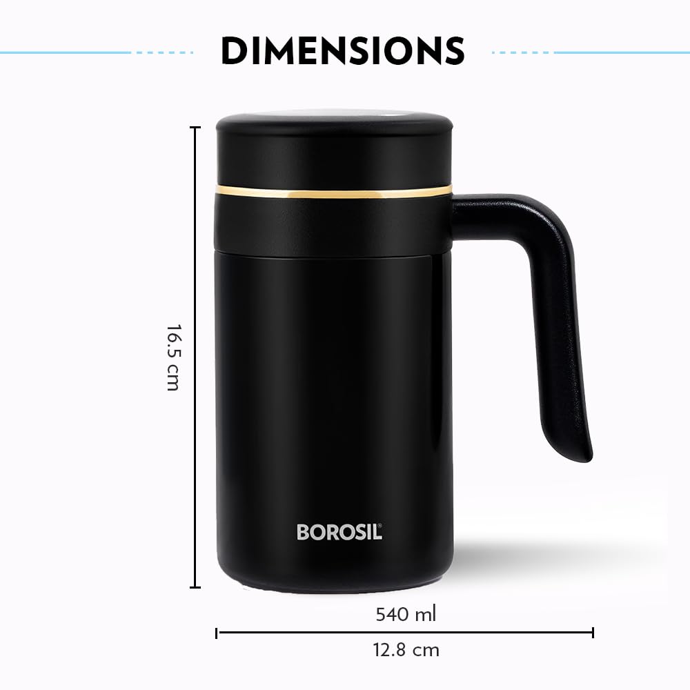 Mug 540 ml BOROSIL Klassic Super Mug