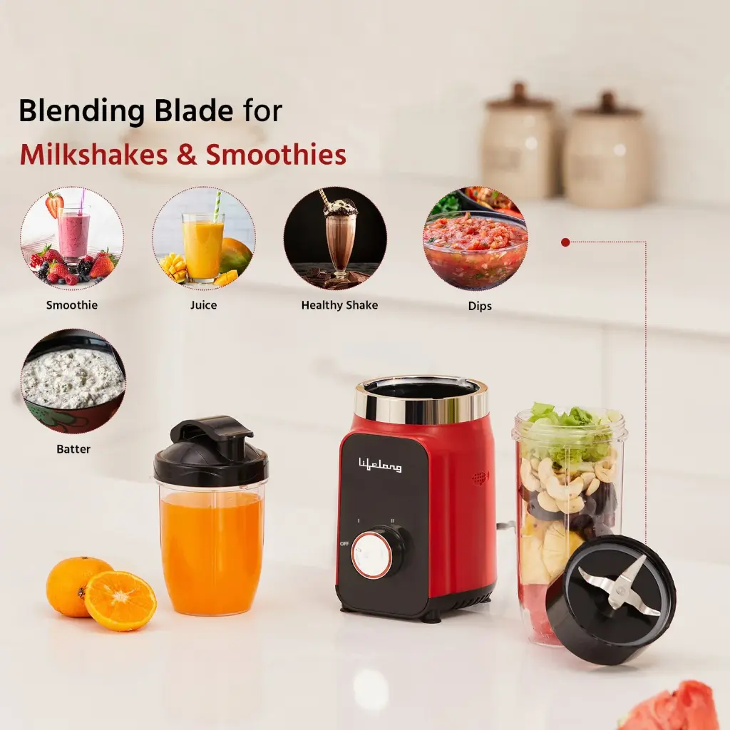Nutri Blender Grinder LIFELONG Smoothie Maker - 500 W