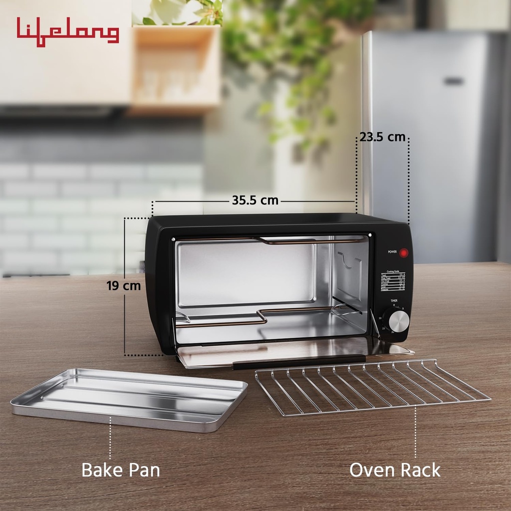 Oven Toaster Griller LIFELONG (OTG) - 9 l