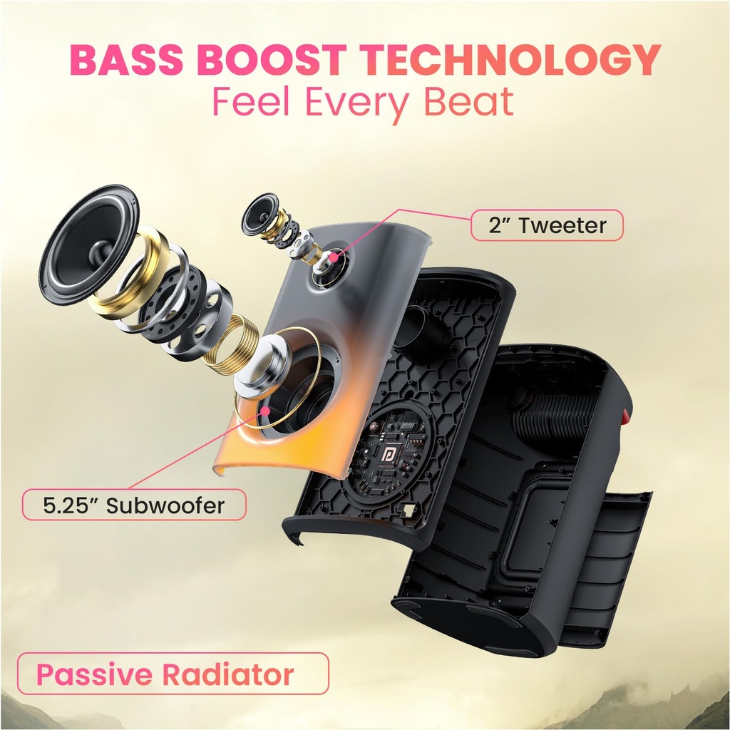 Party Speaker PORTRONICS Dash 8 - 60 W 