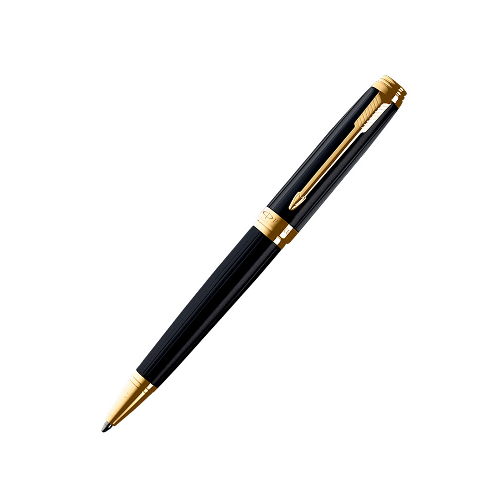 Pen PARKER Ambient Ballpoint Lacque Black Gold Trim (GT)