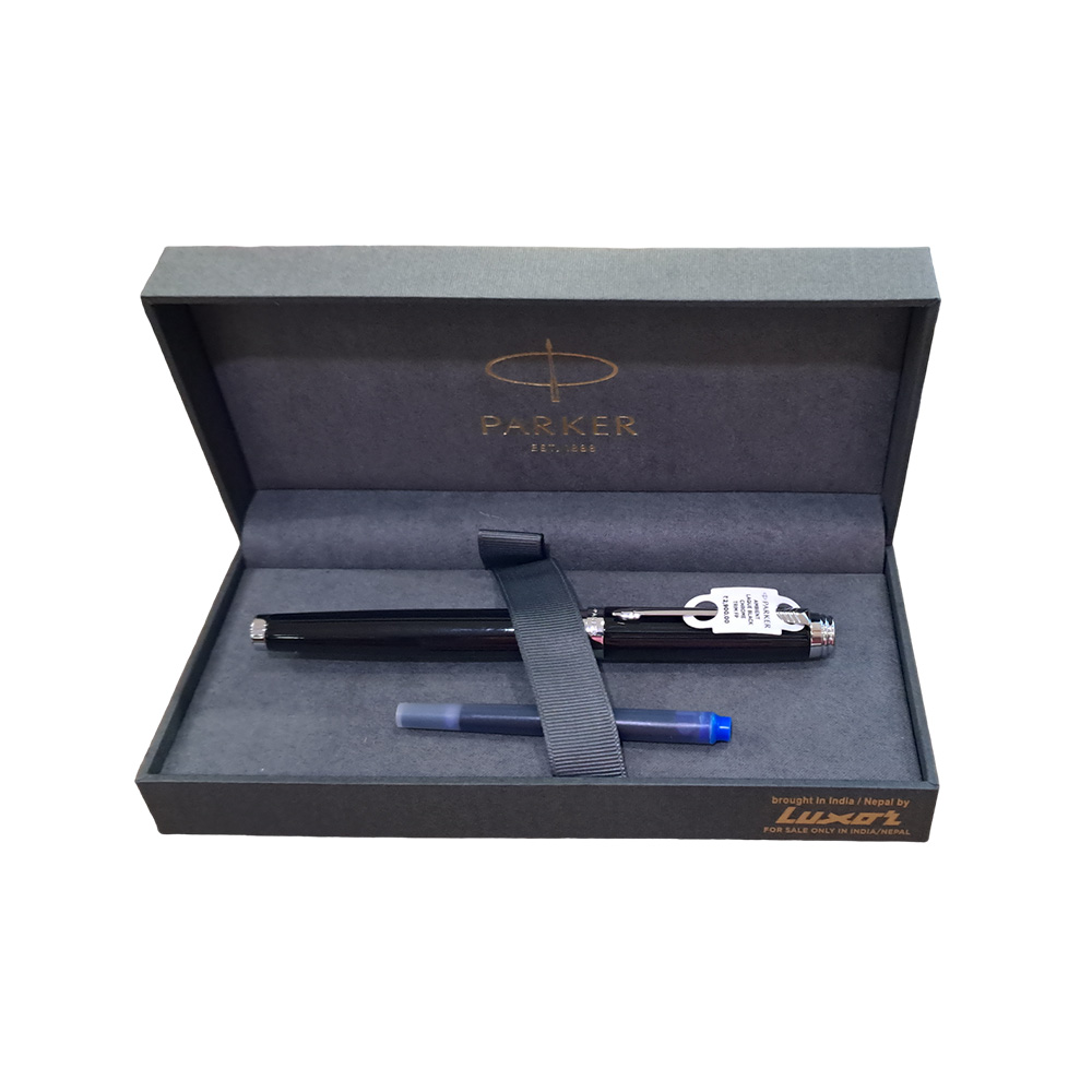 Pen Parker Fountain Ambient Lacque - Black CT