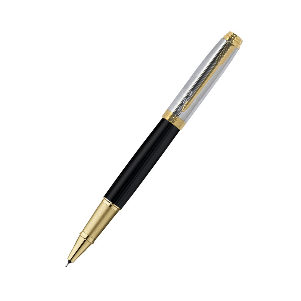 Pen PARKER Ambient Rollerball Deluxe Black Gold Trim (GT)