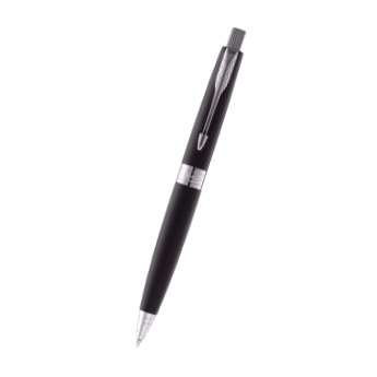 Pen PARKER Aster Ballpoint Lacque Black Chrome Trim (CT)