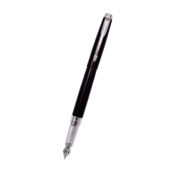 Pen PARKER Aster Fountain Lacque Black Chrome Trim (CT)