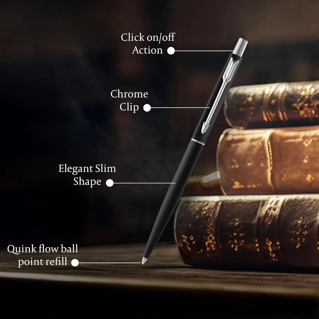 Pen PARKER Classic Ballpoint Sliver -  Chrome Trim