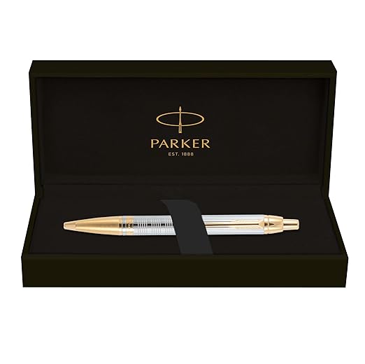 Pen Parker Ball Point Odyssey Shiny Chrome Chiselled - GT
