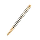 Pen PARKER Odyssey Fountain Shiny Chrome Chiselled Gold Trim (GT)