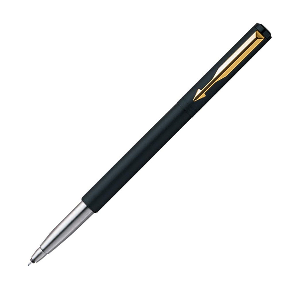 Pen PARKER Vector Rollerball Matte Black Gold Trim (GT)