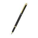 Pen PIERRE CARDIN Jewel Rollerball - Black Chrome 