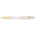 Pen SHEAFFER 100 Bright Chrome - Gold Tone Trim