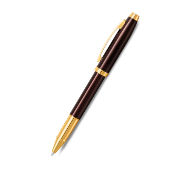 Pen SHEAFFER 100 Rollerball Coffee Brown lacquer - Gold Trim