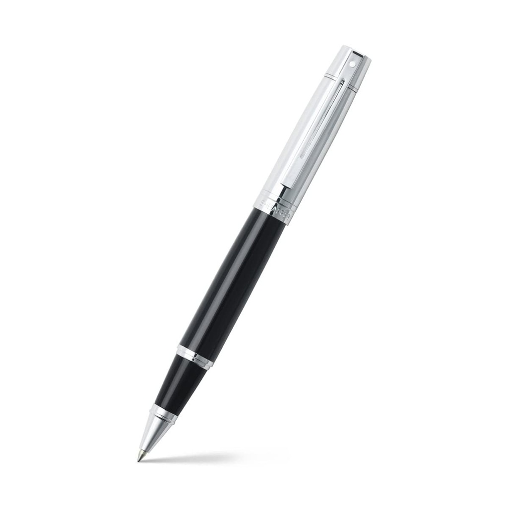 Pen SHEAFFER 300 Rollerball Glossy black barrel - Chrome Trim
