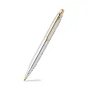 Pen SHEAFFER VFM Ballpoint Pen Chrome - Gold Trim