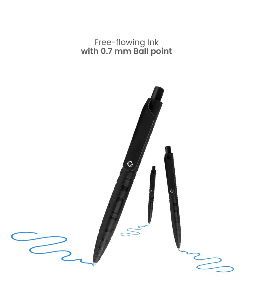 Pebble Natural Stone Pen - Blue