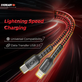 Cable EVEREADY USB Type-C to Lightning - 3A