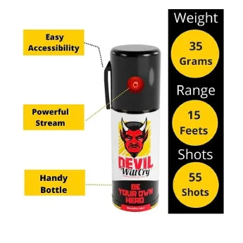 Pepper Spray DEVIL WILL CRY - 55 ml