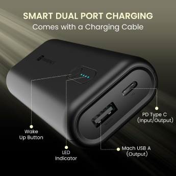 Powerbank PORTRONICS Powerpod -10000 mAh 