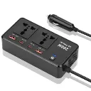 Car Power Invertor JTP Black - 200 W