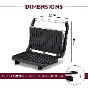 Sandwich Maker BOROSIL Jumbo Grill - 1000 W