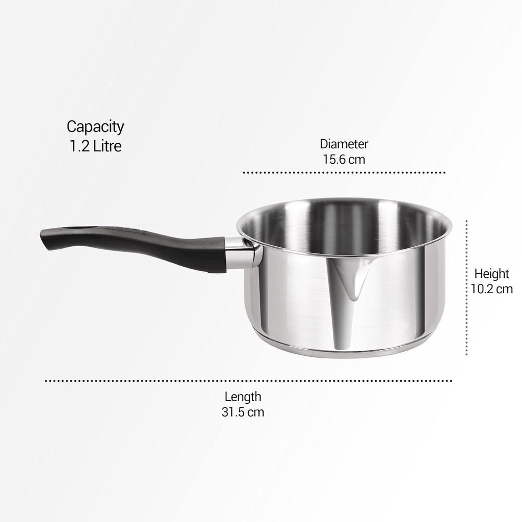 Sauce Pan MILTON Tri Ply - 1.2 l