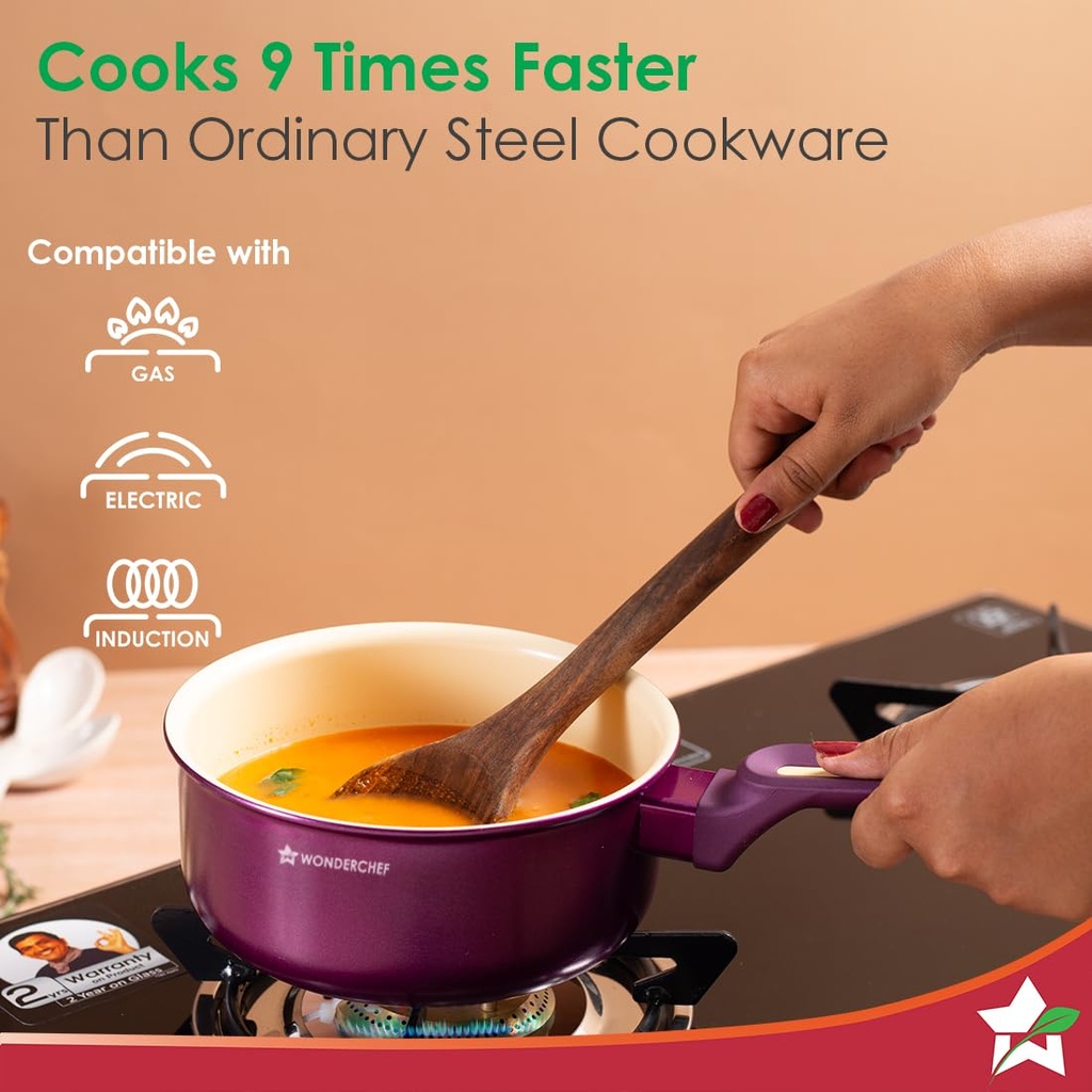 Sauce Pan WONDERCHEF Bellagio Healthy Ceramic Non-stick 