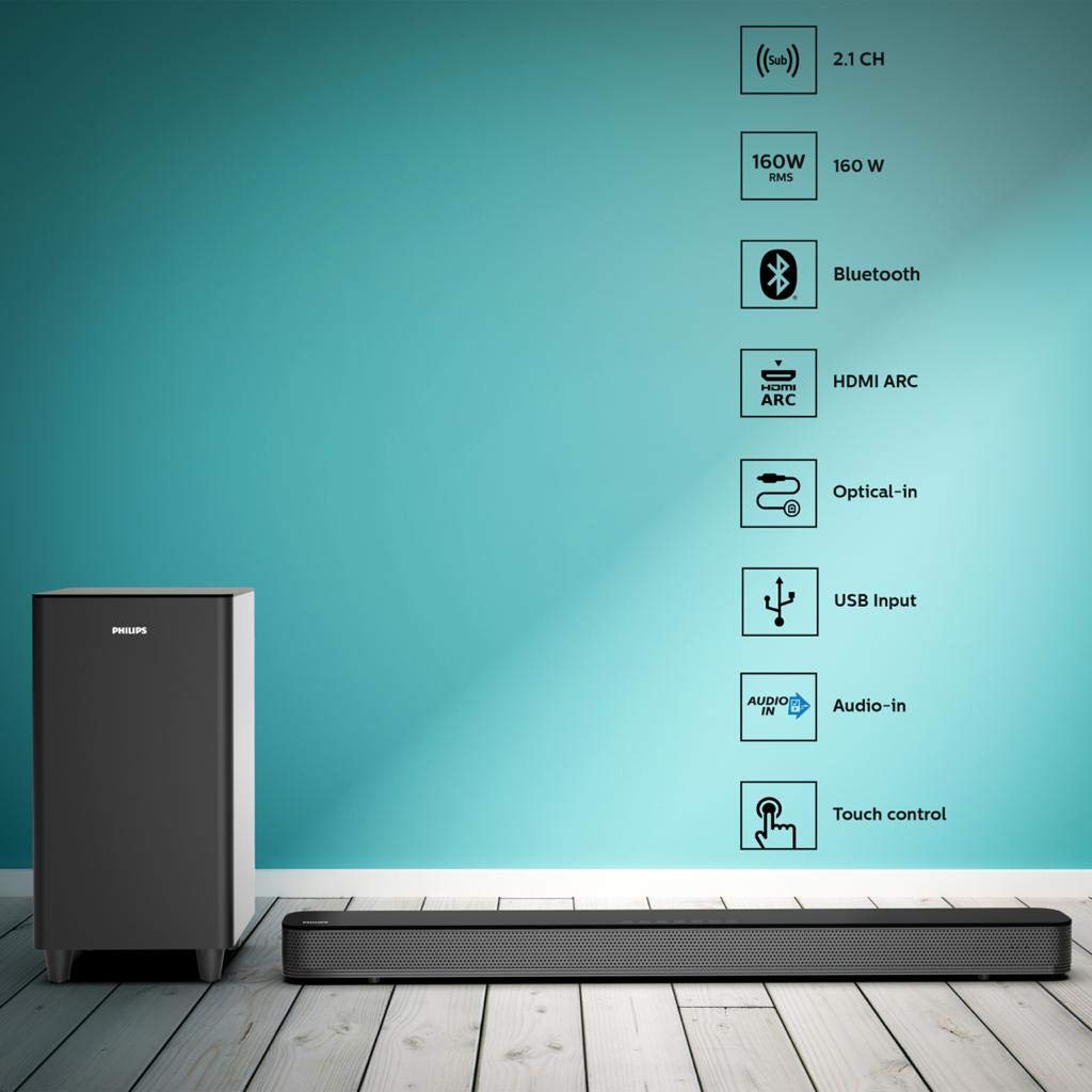Soundbar PHILIPS HTL8162 - 160 W