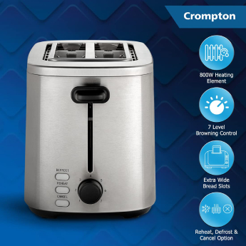 Toaster CROMPTON SunBrown Royale - 800 W