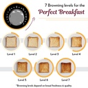 Toaster Griller BOROSIL Krispy Pop-up Black - 750 W