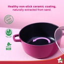 Casserole Set WONDERCHEF Ceramide Die-cast 