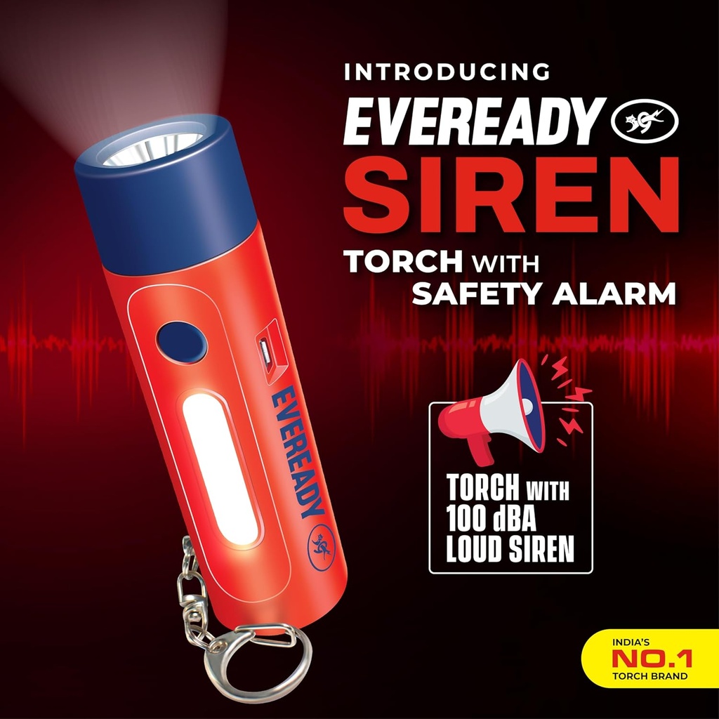 Torch ‎EVERREADY SIREN Safely Alarm