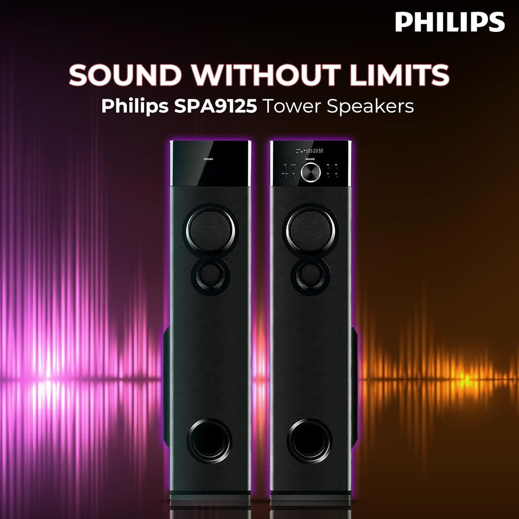  Tower Speaker PHILIPS SPA9125 - 130 W