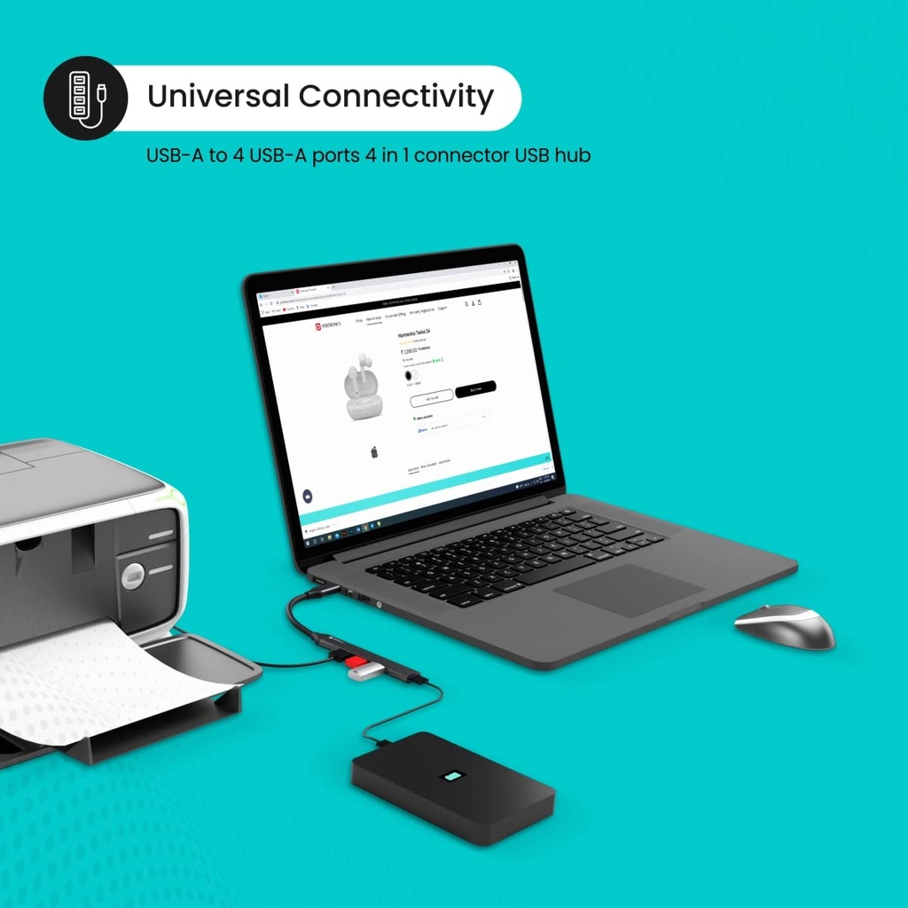 USB Hubs PORTRONICS Mport 8