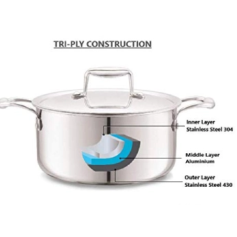 Casserole CELLO Tri-Ply - 28 cm