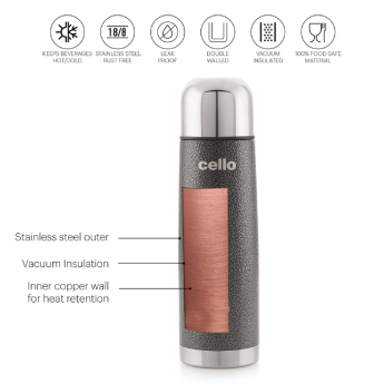 Water Bottle CELLO Flipper - 1000 ml