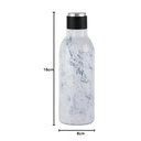 Water Bottle CELLO ‎Deezee Marbella White - 900 ml