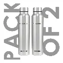 Water Bottle 1 l WONDERCHEF Fridge Bot 2pc Set (Single Walled)