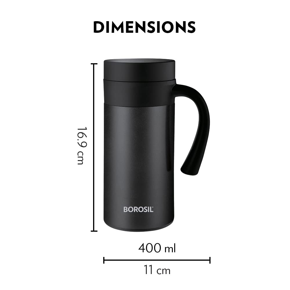 Mug 400 ml BOROSIL- Cafetim