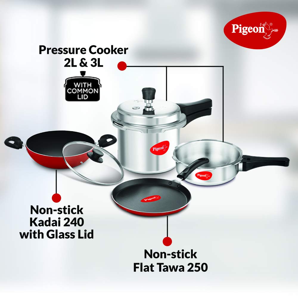 Cookware PIGEON Mini Starter Kit - 4 Pcs Set